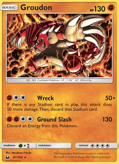Kaart Groudon