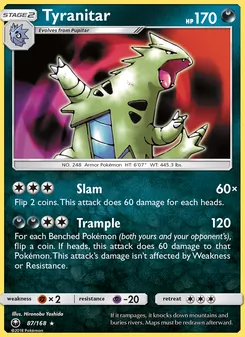 Kaart Tyranitar