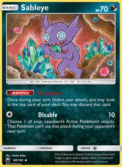 Kaart Sableye