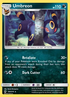 Kaart Umbreon