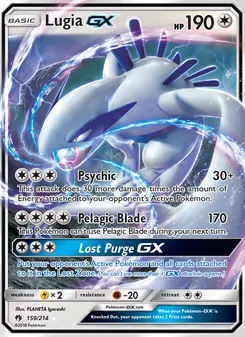Kaart Lugia GX