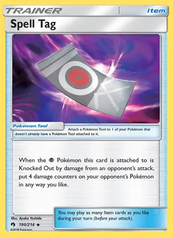 Kaart Spell Tag