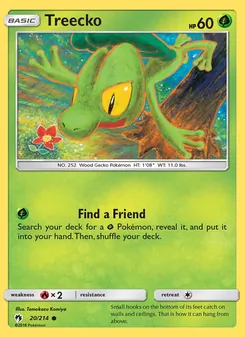 Kaart Treecko