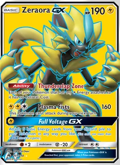 Kaart Zeraora GX