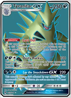 Kaart Tyranitar GX