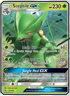 Kaart Sceptile GX