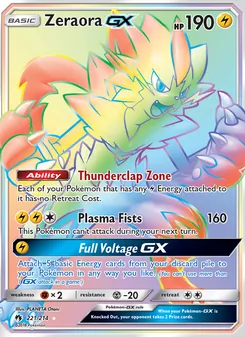 Kaart Zeraora GX