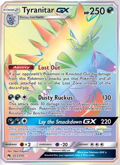 Kaart Tyranitar GX