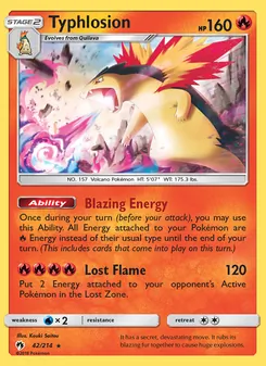 Kaart Typhlosion