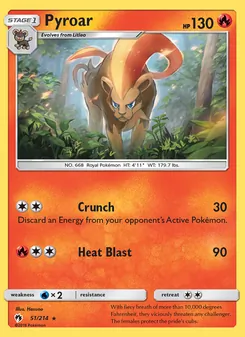 Kaart Pyroar