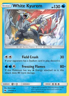 Kaart White Kyurem