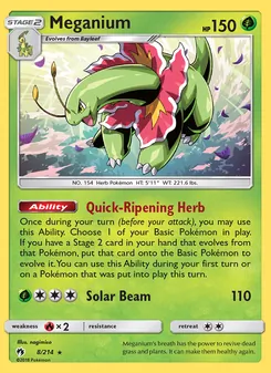 Kaart Meganium