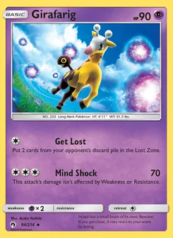 Kaart Girafarig