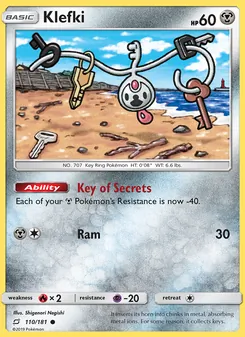 Kaart Klefki