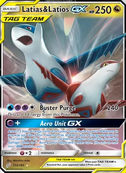 Kaart Latias & Latios GX