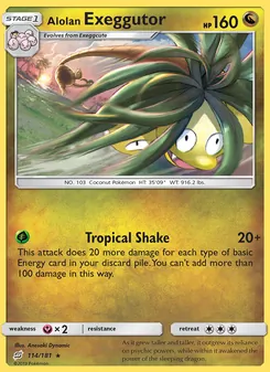 Kaart Alolan Exeggutor