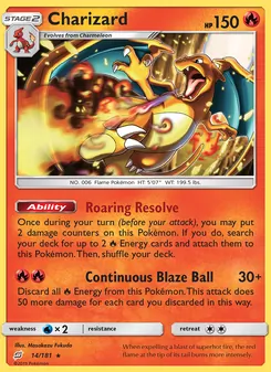 Kaart Charizard
