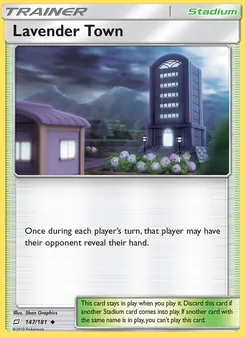 Kaart Lavender Town