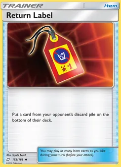 Kaart Return Label
