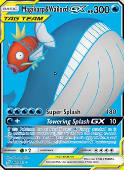 Kaart Magikarp & Wailord GX