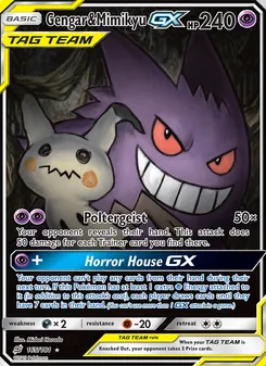 Kaart Gengar & Mimikyu GX