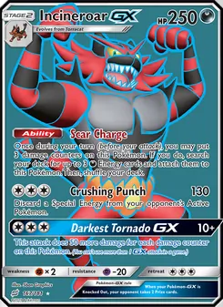 Kaart Incineroar GX