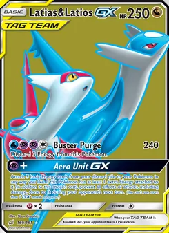 Kaart Latias & Latios GX