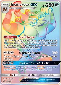 Kaart Incineroar GX
