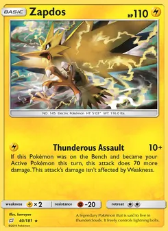 Kaart Zapdos