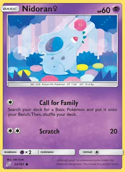 Kaart Nidoran♀
