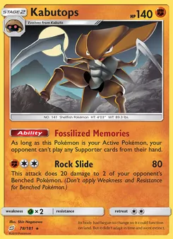 Kaart Kabutops