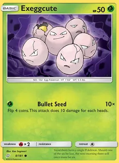 Kaart Exeggcute