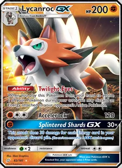 Kaart Lycanroc GX