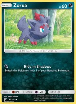 Kaart Zorua
