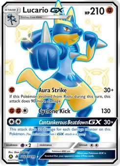 Kaart Lucario-GX