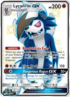 Kaart Lycanroc-GX