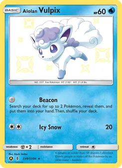 Kaart Alolan Vulpix