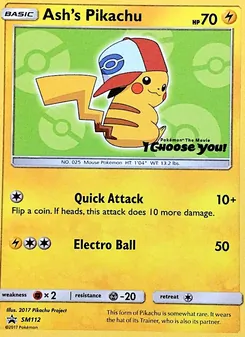 Kaart Ash's Pikachu