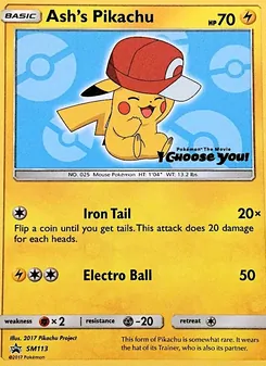 Kaart Ash's Pikachu
