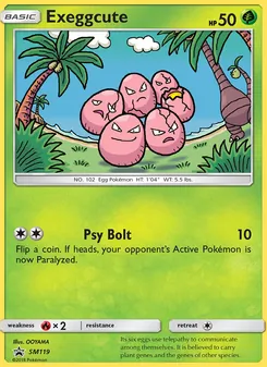 Kaart Exeggcute