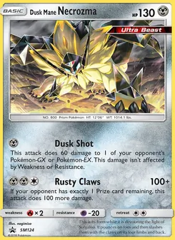 Kaart Dusk Mane Necrozma