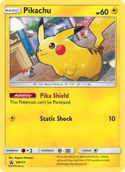 Kaart Pikachu
