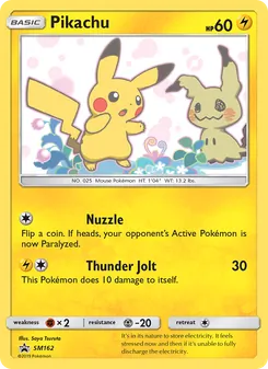 Kaart Pikachu