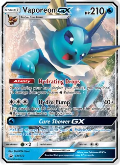 Kaart Vaporeon GX