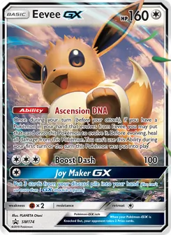 Kaart Eevee GX
