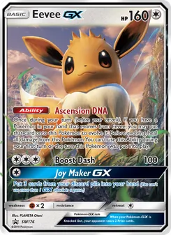 Kaart Eevee GX