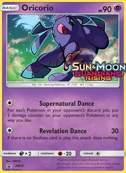Kaart Oricorio