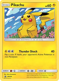 Kaart Pikachu