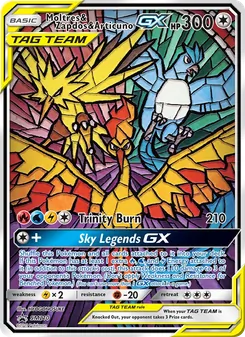 Kaart Moltres & Zapdos & Articuno GX