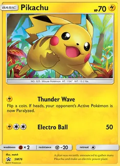 Kaart Pikachu
